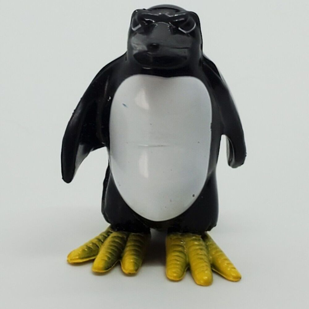 Black Penguin 1.5" Miniature PVC Artic Wild Animal Cake Topper